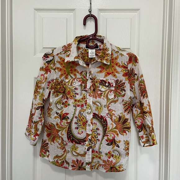 Karen Scott Petites Floral Button Up Shirt Bundle (includes 3 shirts) ✨ - Picture 1 of 16